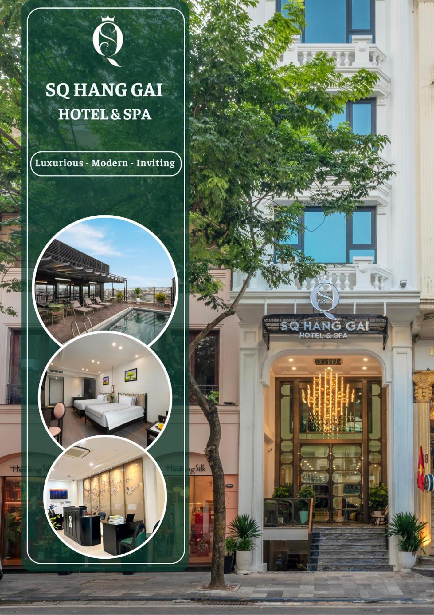 Sq Hang Gai Hotel & Spa Hanói Exterior foto